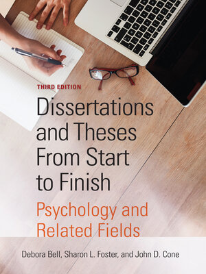 cover image of Dissertations and Theses From Start to Finish